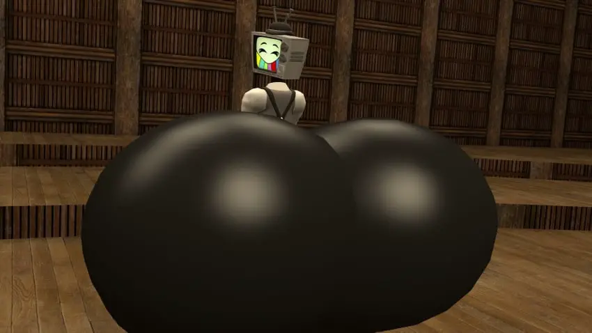 Image looking_at_viewer,ass,big_ass,big_butt,bubble_ass,bubble_butt,huge_ass,huge_butt,looking_back,thick_thighs,wide_hips,smiling,smiling_at_viewer,overalls,fat_ass,thick_ass,thick_butt,looking_at_another,thick_hips,hyper_butt,wide_thighs,2024,2020s,sfm,butt,hyper_ass,garry's_mod,wide_ass,plump_ass,library,plump_butt,plump_thighs,fat_butt,screen_face,villain,antennae,tv_head,tv,glitch_productions,gmod,smg4,model,mr._puzzles,bowler_hat,legoben2