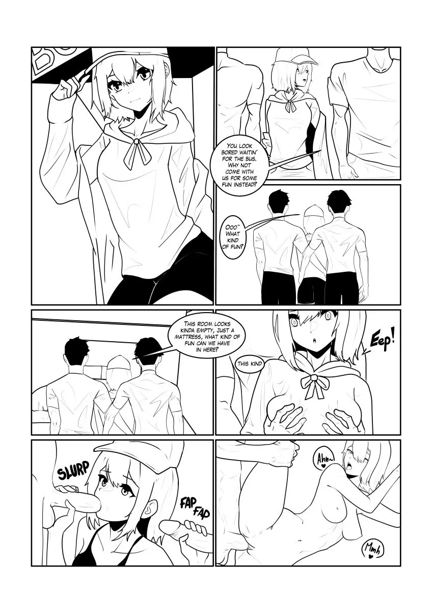 Image 1girls,female,male,2boys,naked,spread_legs,vaginal_penetration,vaginal_sex,blowjob,handjob,fully_clothed,moaning,groping_breasts,neo:_the_world_ends_with_you,the_world_ends_with_you,bito_raimu