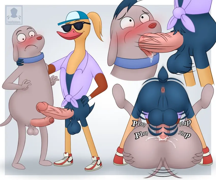 Image blush,clothed,clothing,female,hi_res,simple_background,smile,cum,male,nude,penis,tail,tongue,ass,big_penis,sex,duo,erection,futanari,humanoid_penis,intersex,anal,anal_sex,digital_media_(artwork),balls,hair,male/female,anthro,cum_inside,penetration,genital_fluids,collar,bodily_fluids,canid,canine,canis,domestic_dog,footwear,fur,genitals,mammal,from_front_position,avian,beak,bird,humanoid_genitalia,brown_fur,penile,brown_body,intersex/male,shoes,mating_press,mostly_nude,brown_tail,brown_ears,futa/male,trans_woman,transfem,footwear_only,dog_(robot_dreams),robot_dreams,shoes_only,blue_collar,darkmaro_(artist),duck_(robot_dreams)