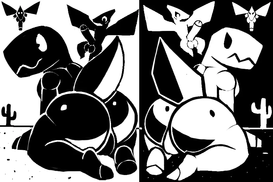 Image female,simple_background,2girls,male,nude,penis,tail,ass,big_butt,duo,male_only,digital_media_(artwork),balls,anthro,cock,testicles,dick,monochrome,genitals,2024,reptile,scalie,plant,ballsack,4boys,3:2,dinosaur,both_sexes_in_same_situation,theropod,tyrannosaurid,tyrannosauroid,tyrannosaurus,tyrannosaurus_rex,google,google_doodle,pterosaur,cactus,dinosaur_(google_chrome),gayguyfella,google_chrome,gusllum,lonely_t-rex,no_internet,pterodactyl_(google_chrome)