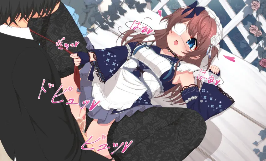 Image blush,bow,breasts,female,hair_ornament,hairbow,highres,long_hair,open_mouth,1boy,absurdres,blue_eyes,gloves,male,penis,pussy,straight,thighhighs,choker,lying,on_back,panties,underwear,sex,small_breasts,panties_aside,solo_focus,spread_legs,dress,pussy_juice,vaginal_penetration,censored,brown_hair,detached_sleeves,mosaic_censoring,black_panties,maid,sleeveless_dress,looking_at_another,sleeveless,clothing_aside,black_choker,feet_out_of_frame,flower,hair_flower,maid_headdress,heart,short_dress,fishnets,fingerless_gloves,necktie,plant,missionary,clothed_sex,fishnet_thighhighs,eyepatch,black_thighhighs,variant_set,white_flower,red_necktie,blue_gloves,frills,rose,vines,white_rose,blue_bow,pink_flower,mahjong_soul,frilled_dress,blue_sleeves,fujigaya_arctia,medical_eyepatch,shinomiya_fuyumi,lace_thighhighs,pink_rose,necktie_grab,neckwear_grab