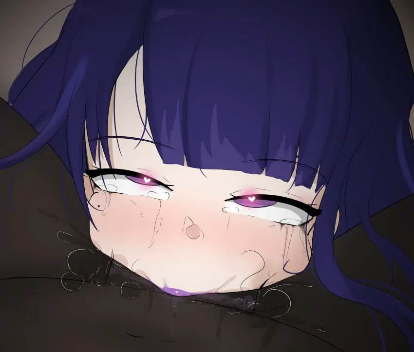Image female,light-skinned_female,light_skin,1boy,heart-shaped_pupils,male,penis,fellatio,dark-skinned_male,dark_skin,interracial,lipstick_mark,lipstick_on_penis,genshin_impact,purple_hair,saliva,pubic_hair,pov,blowjob,deepthroat,heart,dominant_male,submissive_female,fat_male,crying_with_eyes_open,throat_fuck,saliva_drip,pubes,raiden_shogun,mihoyo,hoyoverse,saliva_on_tongue,saliva_on_penis,lord_dante