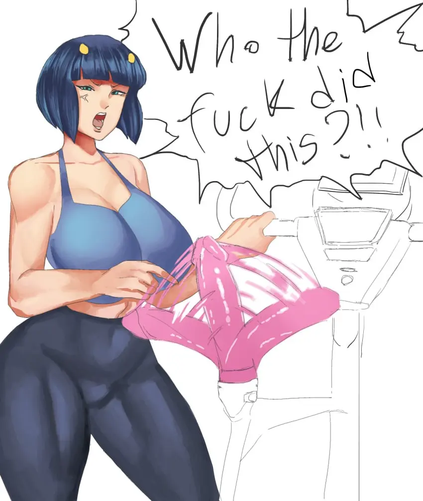 Image 1girls,breasts,female,human,shounen_jump,dildo,rule_63,jojo's_bizarre_adventure,genderswap_(mtf),genderswap,vento_aureo,bruno_buccellati,format1970_(artist)