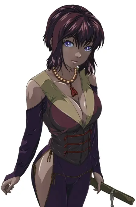 Image breasts,female,large_breasts,short_hair,red_hair,witch,bible_black,amulet,shin_bible_black,takashiro_hiroko