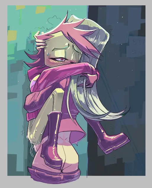 Image blush,clothed,clothing,long_hair,standing,cum,hand_on_head,heart-shaped_pupils,male,pants_down,gay,public,bodily_fluids,bottomless,standing_sex,boots,stand_and_carry_position,clothed_sex,alien,loving_it,public_sex,half_naked,holding_partner,wig,invader_zim,wall,arms_around_partner,closet,zim_(invader_zim),agtartzz