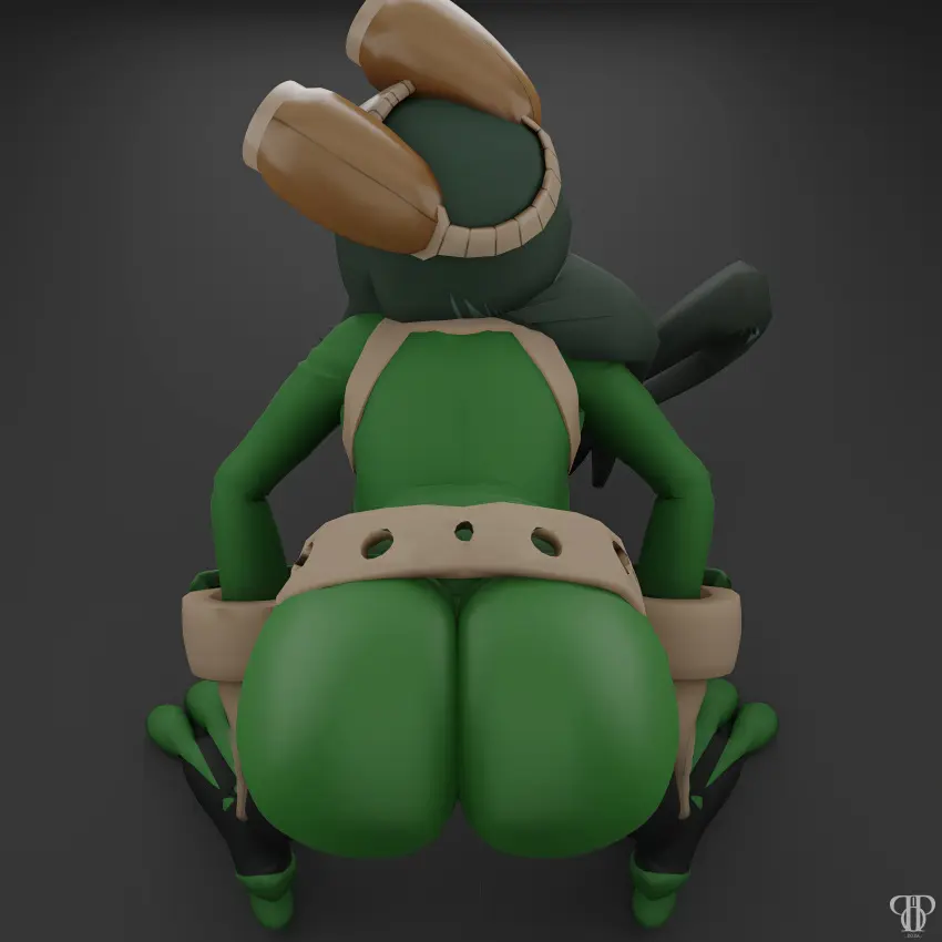 Image female,ass,my_hero_academia,blender,ass_focus,blender_(software),poster,blender_cycles,tsuyu_asui,hero_outfit_(mha),amanda_sparkle,popa_3d_animations