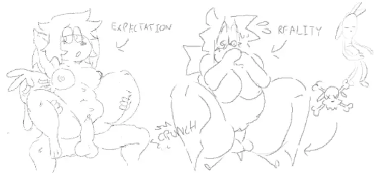 Image big_breasts,breasts,female,male,nude,tail,big_ass,big_butt,sex,cowgirl_position,male/female,size_difference,anthro,nude_female,nude_male,naked,female_penetrated,male_penetrating,naked_female,chubby,chubby_female,smaller_male,anthro_only,male_penetrating_female,larger_female,naked_male,1boy1girl,anthro_penetrated,anthro_on_anthro,crushing,anthro_penetrating,anthro_penetrating_anthro,crushed_by_ass,ghastlybum,scared_bum,deveneleven,edna_(ghastlybum),edna_(scared_bum),farthest_(deveneleven),crunch,crushed,expectation_vs_reality