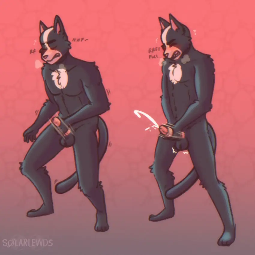 Image blush, hi_res, simple_background, solo, cum, male, nude, penis, tail, erection, muscular, muscular_male, digital_media_(artwork), balls, hair, anthro, text, genital_fluids, masturbation, bodily_fluids, fur, genitals, mammal, multicolored_body, multicolored_fur, sound_effects, english_text, feline, blush_lines, penile, 1:1, felid, domestic_cat, felis, penile_masturbation, solarlewds, avocato, final_space, ventrexian