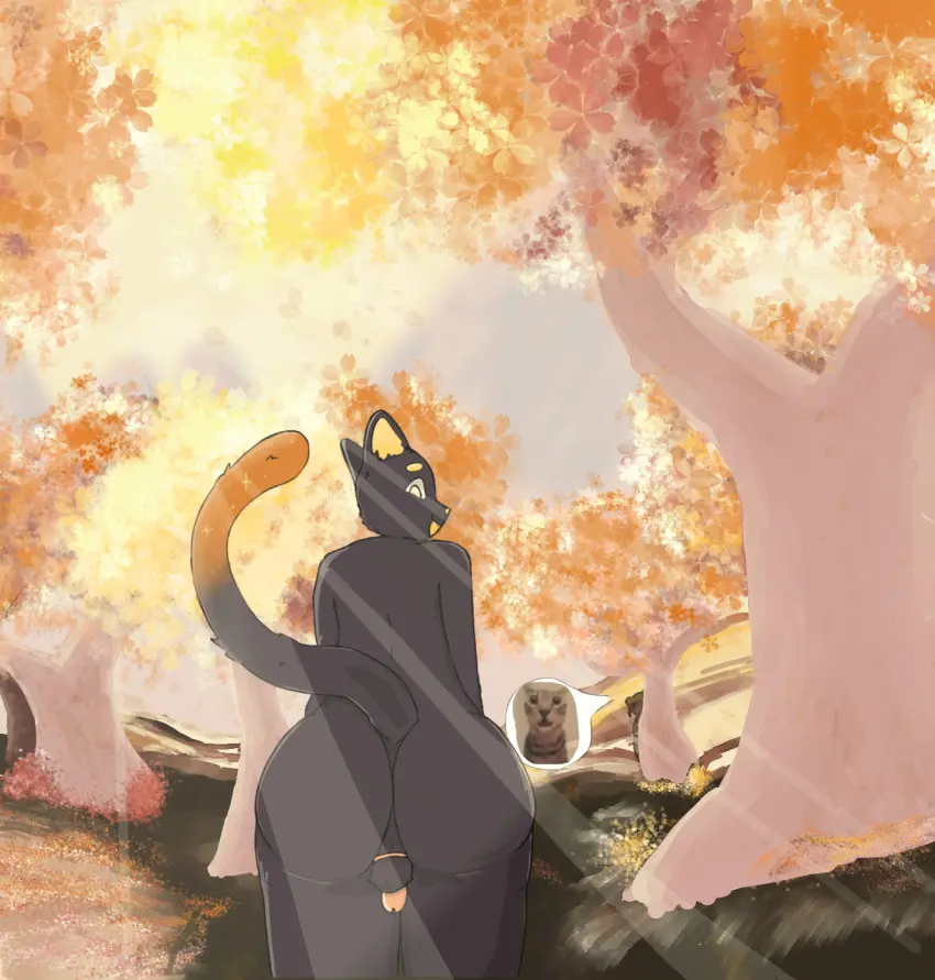 Image hi_res,solo,male,happy,anthro,warcraft,shocked,ambiguous_gender,presenting,public,mammal,looking_at_another,chastity_cage,feline,tree,bear,plant,felid,walking,sunlight,domestic_cat,felis,blizzard_entertainment,light,chastity_device,public_nudity,peeping,pandaren,stroll,blossoms,caracalkimbo
