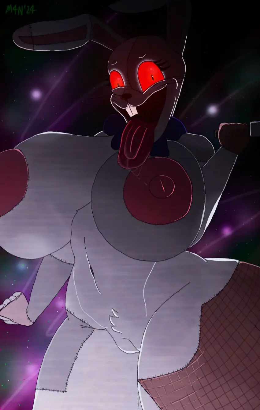 Image big_breasts, breasts, female, hi_res, looking_at_viewer, nipples, open_mouth, smile, solo, pussy, tongue_out, tongue, ass, thick_thighs, wide_hips, areola, smiling_at_viewer, teeth, drooling, saliva_string, huge_breasts, anthro, hyper_breasts, absurd_res, curvy_female, curvy_figure, saliva, glowing_eyes, bodily_fluids, genitals, mammal, big_nipples, narrowed_eyes, big_areola, space, abs, dripping, saliva_drip, detailed_background, lagomorph, leporid, rabbit, huge_areola, huge_nipples, hyper, glowing, buckteeth, red_body, mostly_nude, animate_inanimate, plushie, bow_ribbon, five_nights_at_freddy's, saliva_on_tongue, scottgames, camera_view, crazy_eyes, five_nights_at_freddy's:_security_breach, steel_wool_studios, camera, vanny, vanny_(fnaf), evil_grin, living_plushie, knife, bow_tie, squint, insane, huge_tongue, evil_face, hyper_nipples, camera_phone, m4n, big_tongue, insane_eyes, serial_killer, camera_overlay, hyper_areola, murderer, squinted_eyes, bow_tie_only, hyper_tongue, patchwork_creature, saliva_drop, slasher, wide_open