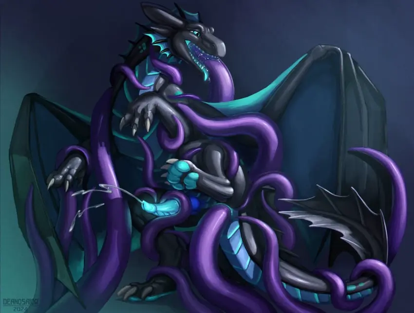 Image hi_res,solo,male,penis,anal,anal_sex,male_only,anus,mythology,penetration,tentacle,genitals,claws,black_body,blue_body,scales,scalie,knot,mythological_creature,dragon,mythological_scalie,blue_penis,feral,pawpads,black_scales,tentacle_in_ass,tentacle_penetration,blue_scales,blue_anus,blue_knot,blue_pawpads,belly_scales,grey_claws,purple_tentacles,deanosaior