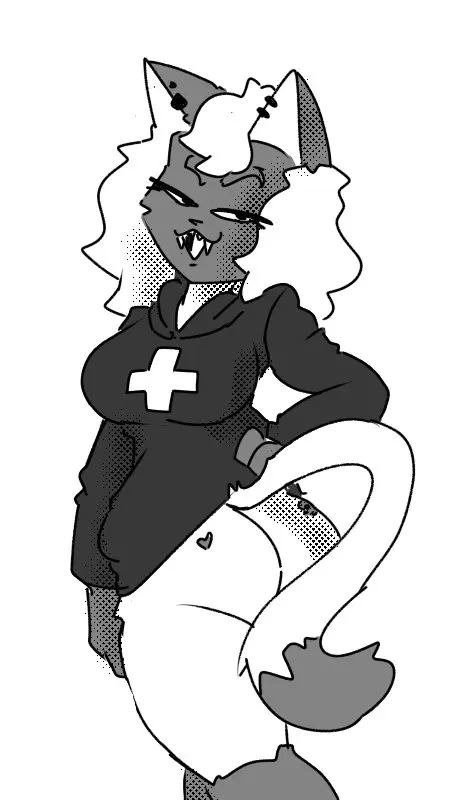 Image 1girls,female,furry,ass,anthro,tagme,bottomless,feline,hoodie,artszinco,jaime_(artszinco)