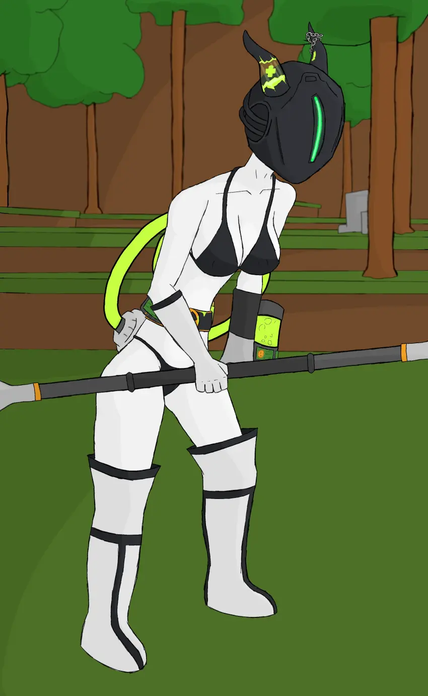 Image 1girls,breasts,female,bikini,white_skin,tagme,artist_request,partially_clothed,video_games,weapon,alien,roblox,helmet,roblox_game,source_request,decloid's_chaos:_overhealing