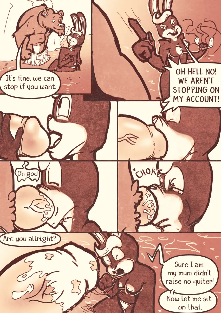 Image female,hi_res,male,sex,male/female,text,absurd_res,comic,public,mammal,english_text,bear,lagomorph,leporid,rabbit,public_sex,ursine,bunnie_and_the_bear,bullshitporn