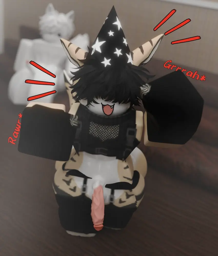Image male,penis,furry,femboy,tagme,3d,half-erect,roblox,roblox_avatar,robloxian,oiled_skin,half_naked,screaming,shark_boy,nykosucks