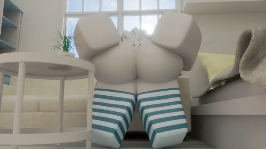 Image male,ass,femboy,tagme,thick,stockings,3d,ass_focus,ass_grab,roblox,roblox_avatar,robloxian,looking_at_ass,nykosucks