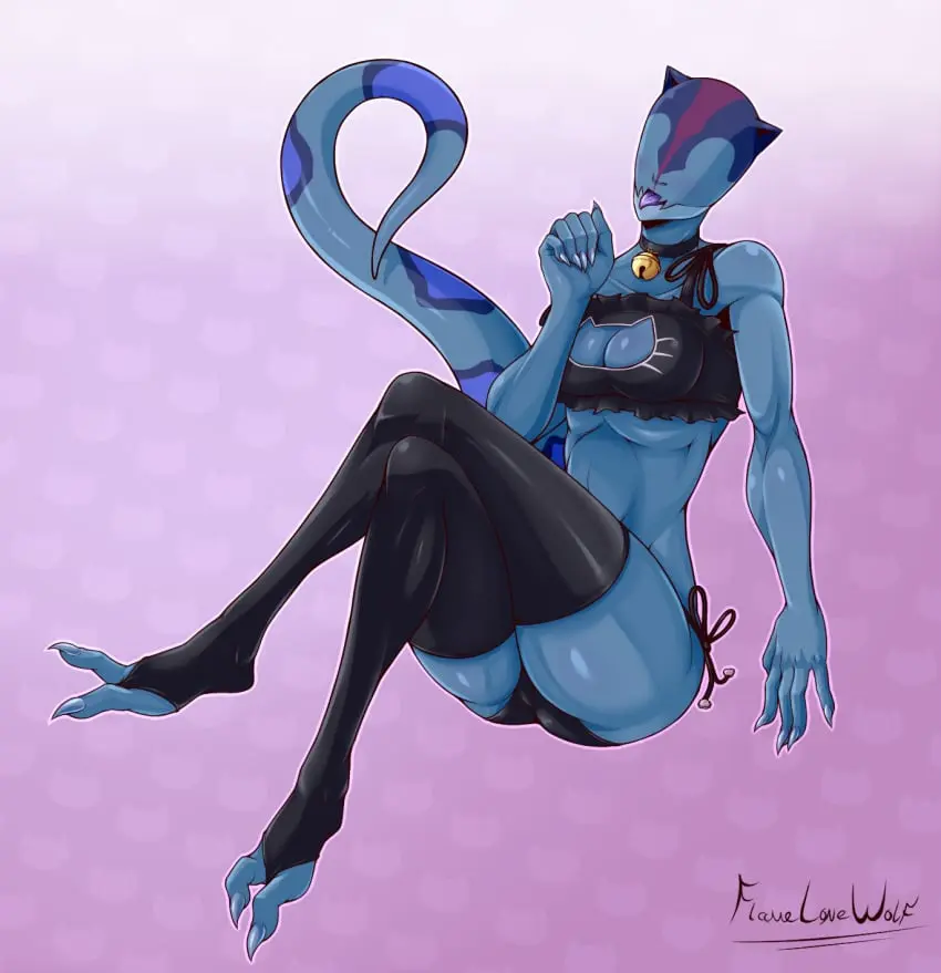 Image female,bikini,blind,alien,alien_girl,no_eyes,dreamworks,alien_humanoid,voltron:_legendary_defender,cat_bikini,flame-lonewolf,galra,narti