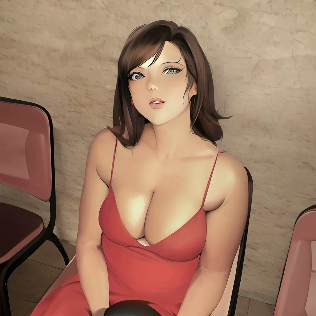 Image breasts,female,milf,ai_generated,busty,french_female,busty_female,french