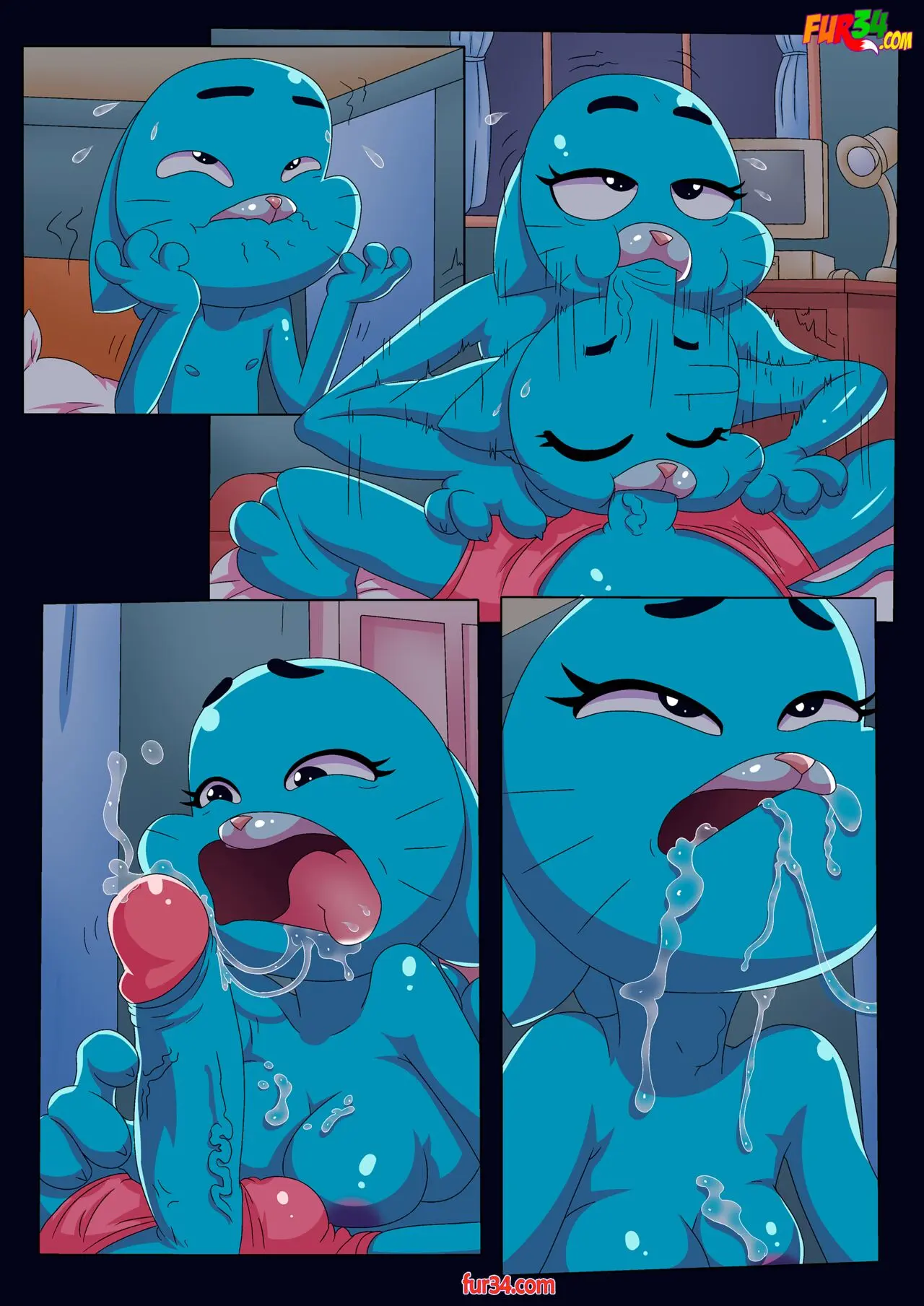 Image female,cum,penis,anthro,tagme,bed,comic,incest,mother_and_son,page_9,bbmbbf,palcomix,nicole_watterson,the_amazing_world_of_gumball,gumball_watterson,taboo_desires