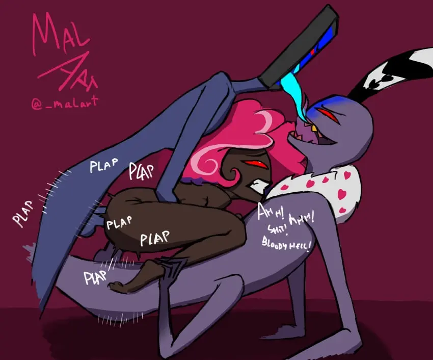 Image female,male,threesome,2boys,anal_sex,naked,vaginal_penetration,dark-skinned_female,mmf_threesome,hazbin_hotel,gangbang,double_penetration,french_kiss,sandwiched,sandwich_position,vox_(hazbin_hotel),valentino_(hazbin_hotel),velvette,cowdog_double_penetration,malart,the_vees_(hazbin_hotel),veesome