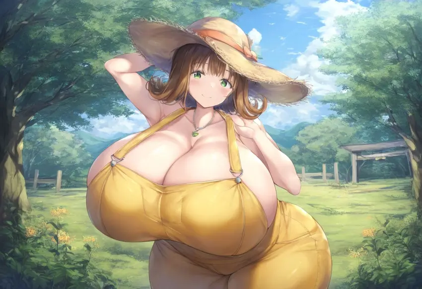 Image big_breasts,breasts,female,large_breasts,looking_at_viewer,smile,wide_hips,hips,ai_generated,cleavage,happy,sideboob,huge_breasts,gigantic_breasts,hyper_breasts,massive_breasts,brown_hair,cute,bimbo,final_fantasy,bursting_breasts,huge_hips,barely_contained,final_fantasy_viii,minmin,selphie_tilmitt