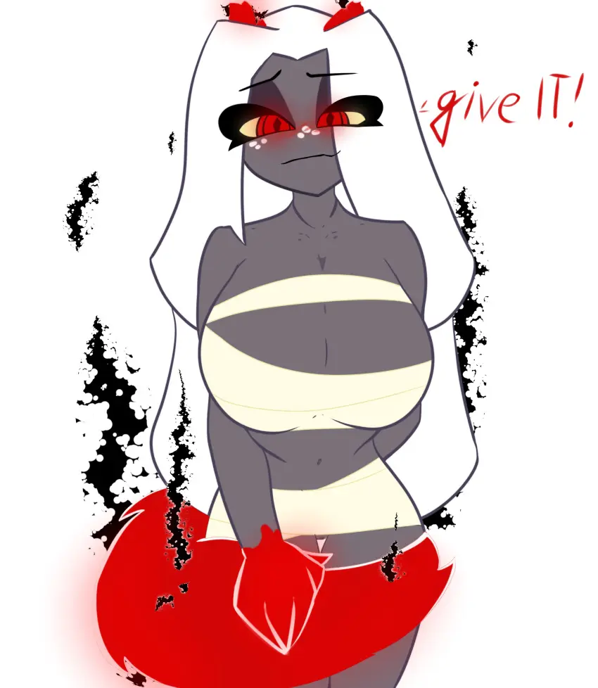 Image clothed,clothing,female,long_hair,long_sleeves,smile,white_hair,smiling,smiling_at_viewer,happy,happy_female,green_eyes,naked,original_character,pov,pov_eye_contact,glowing_eyes,grey_body,claws,dominant,oc,leaning_forward,dominant_female,hazbin_hotel,bright_pupils,glowing,white_nails,white_eyes,grey_skin,transparent_background,retzhuko_(artist),glowing_markings,tight,leaning,bright_eyes,transparent_png,vivienne_medrano,tight_pussy,bright_colors,bright,green_collar,jo-el_(retzhuko),sharp_eyelashes