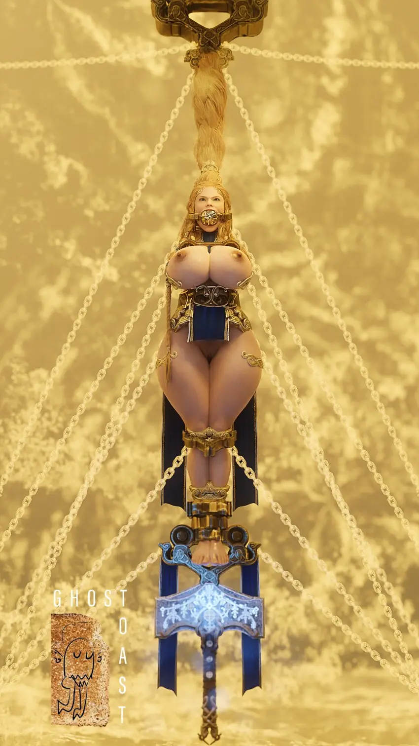 Image big_breasts,breasts,exposed_breasts,female,large_breasts,long_hair,nipples,pussy,big_ass,thick_thighs,artist_name,yellow_background,huge_breasts,tagme,blonde_hair,goddess,3d,humiliation,restrained,defeated,bondage,angry,angry_face,tied_up,artist_logo,dubious_consent,femsub,suspension,exposed_pussy,chains,gold,chained,functionally_nude,almost_naked,gagged,arms_behind_back,angry_sub,living_trophy,trophy,god_of_war,god_of_war_ragnarok,ghostoast,sif_(god_of_war),trophy_case