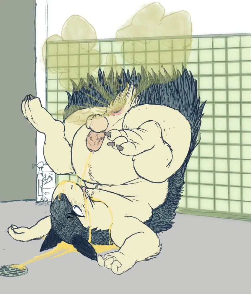 Image hi_res,smile,solo,licking,male,nude,penis,pokemon,pokemon_(species),lying,on_back,tongue,ass,balls,anthro,tan_body,anus,nintendo,genital_fluids,bodily_fluids,fur,genitals,claws,bathroom,blue_body,blue_fur,tan_fur,peeing,casual_nudity,drinking,generation_2_pokemon,drinking_urine,fart,fart_cloud,gassy,urine,urine_on_face,watersports,urine_stream,blue_ears,urine_in_mouth,circumcised,urine_on_chest,urine_pool,tile,typhlosion,urine_on_ground,blue_spikes,drain,oversheep,urine_on_fur,urine_on_neck