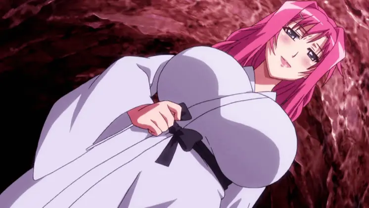 Image blush,breasts,female,nipples,solo,navel,nude,milf,huge_breasts,pink_hair,green_eyes,mature_female,animated,makeup,lipstick,gif,bouncing_breasts,puffy_nipples,lowres,undressing,naughty_face,animated_gif,screencap,screenshot,robe,10s,anime_screencap,2014,2010s,ova,inyouchuu,inyouchuu_etsu,ms_pictures,shiratori_hatsune