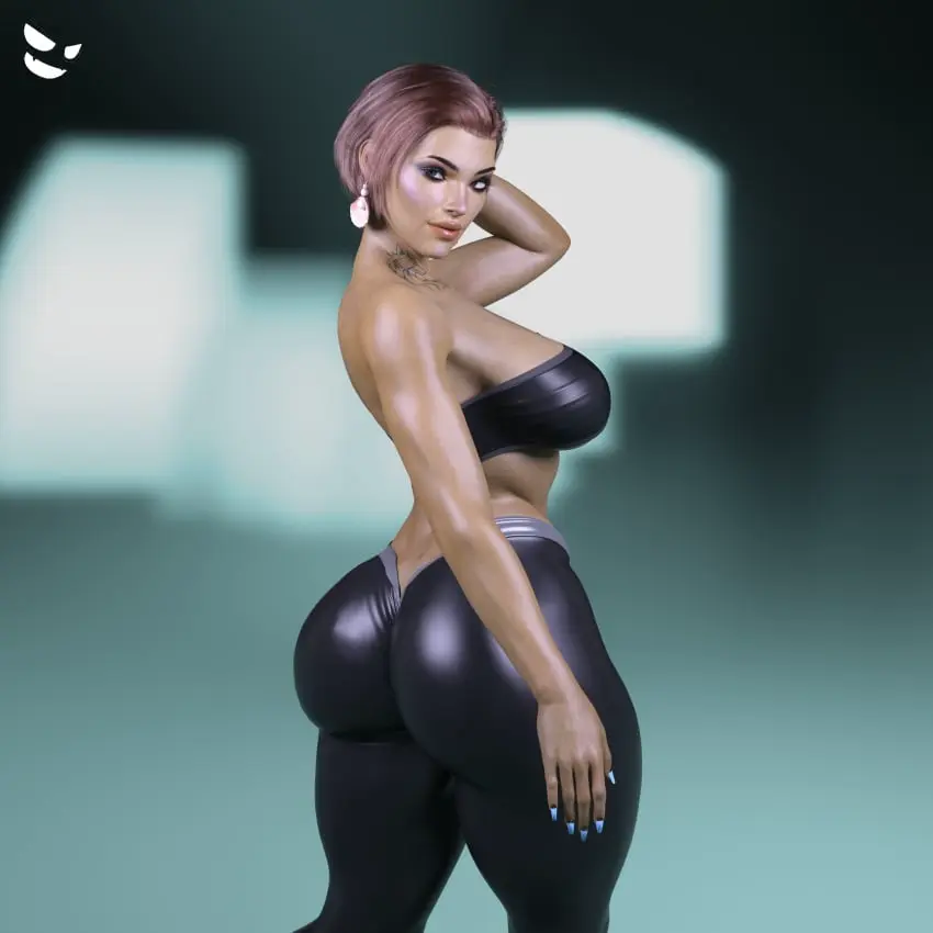 Image 1girls,big_breasts,breasts,female,ass,big_ass,bubble_ass,bubble_butt,female_focus,thick_thighs,massive_ass,tattoo,massive_breasts,dark-skinned_female,3d,abs,latina,tattoos,tights,apex_legends,respawn_entertainment,loba_(apex_legends),gm_studios