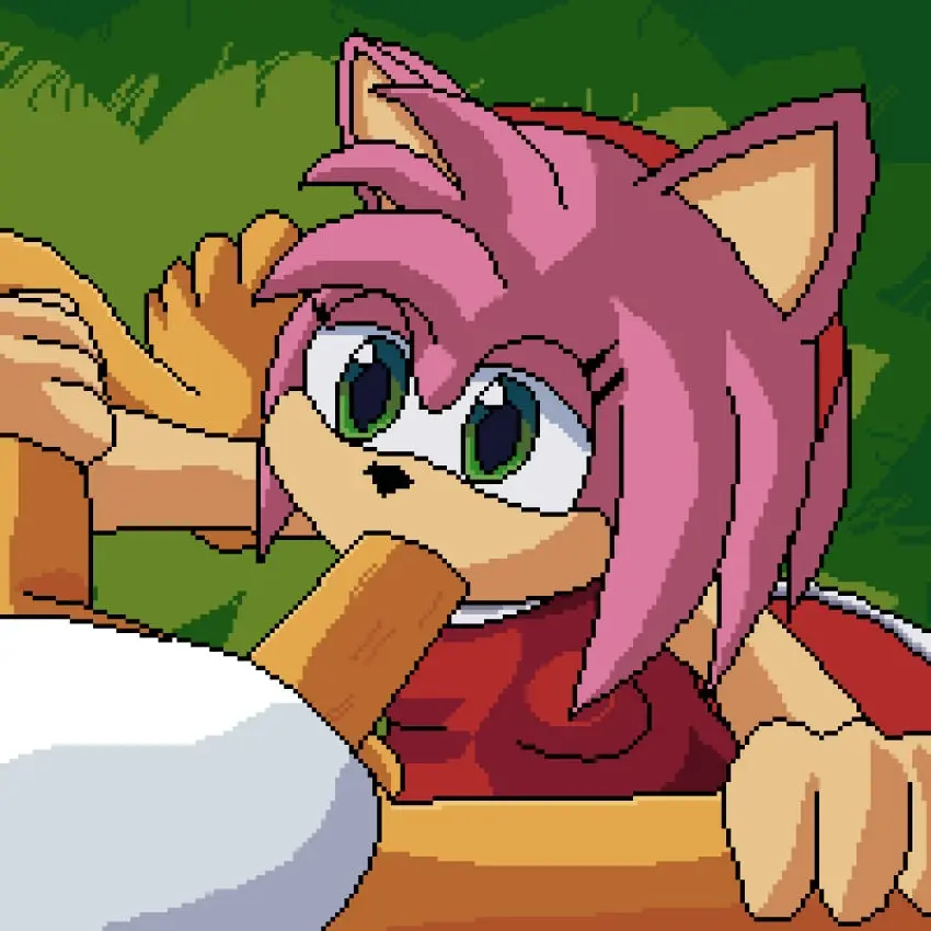 Image clothing,female,hi_res,male,oral,penis,sex,duo,fellatio,balls,hair,male/female,anthro,green_eyes,dress,animated,fur,genitals,amy_rose,sega,sonic_(series),sonic_the_hedgehog_(series),penile,sucking,tails_the_fox,lawealewd