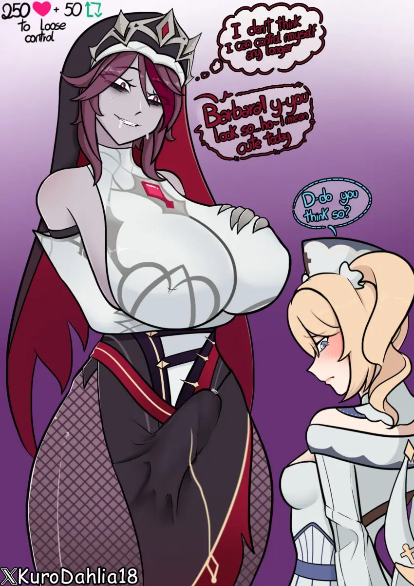 Image 1girls,big_breasts,blush,breasts,clothed,clothing,female,human,light-skinned_female,light_skin,long_hair,smile,standing,penis,sweat,big_penis,curly_hair,thick_thighs,1futa,duo,erection,futanari,humanoid,humanoid_penis,intersex,shy,solo_focus,size_difference,purple_skin,text,breasts_bigger_than_head,blonde_hair,looking_down,genshin_impact,sweatdrop,erection_under_clothes,dickgirl,dialogue,looking_at_another,english_text,thick_penis,fishnets,precum_through_clothing,futadom,holding_breast,erect_nipples,fully_clothed,mihoyo,erection_under_clothing,dressed,smaller_female,futa_focus,nun,pervert,fishnet_pantyhose,nun_futa,barbara_(genshin_impact),erection_under_skirt,rosaria_(genshin_impact),large_hips,eye_bags,kurodahlia18,bigger_futa,before_rape,twitter_vote_targets