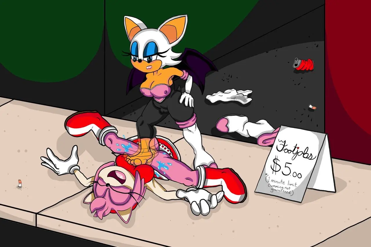 Image female,female_only,2girls,multiple_girls,foot_fetish,yuri,amy_rose,sonic_(series),sonic_the_hedgehog_(series),footjob,foot_play,sonic_the_hedgehog_(idw),rouge_the_bat,sonic_the_hedgehog_(archie),sonic_the_hedgehog_(comics),tinydevilhorns,female_footjob