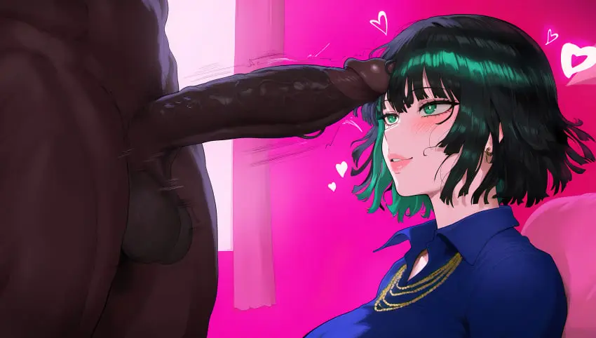 Image 1girls,female,1boy,male,nude,penis,uncensored,dark-skinned_male,dark_skin,interracial,ai_generated,huge_cock,nude_male,uncensored_penis,one-punch_man,paid_reward_available,penis_on_face,fubuki_(one-punch_man),nude_male_clothed_female,galxy,gintoai