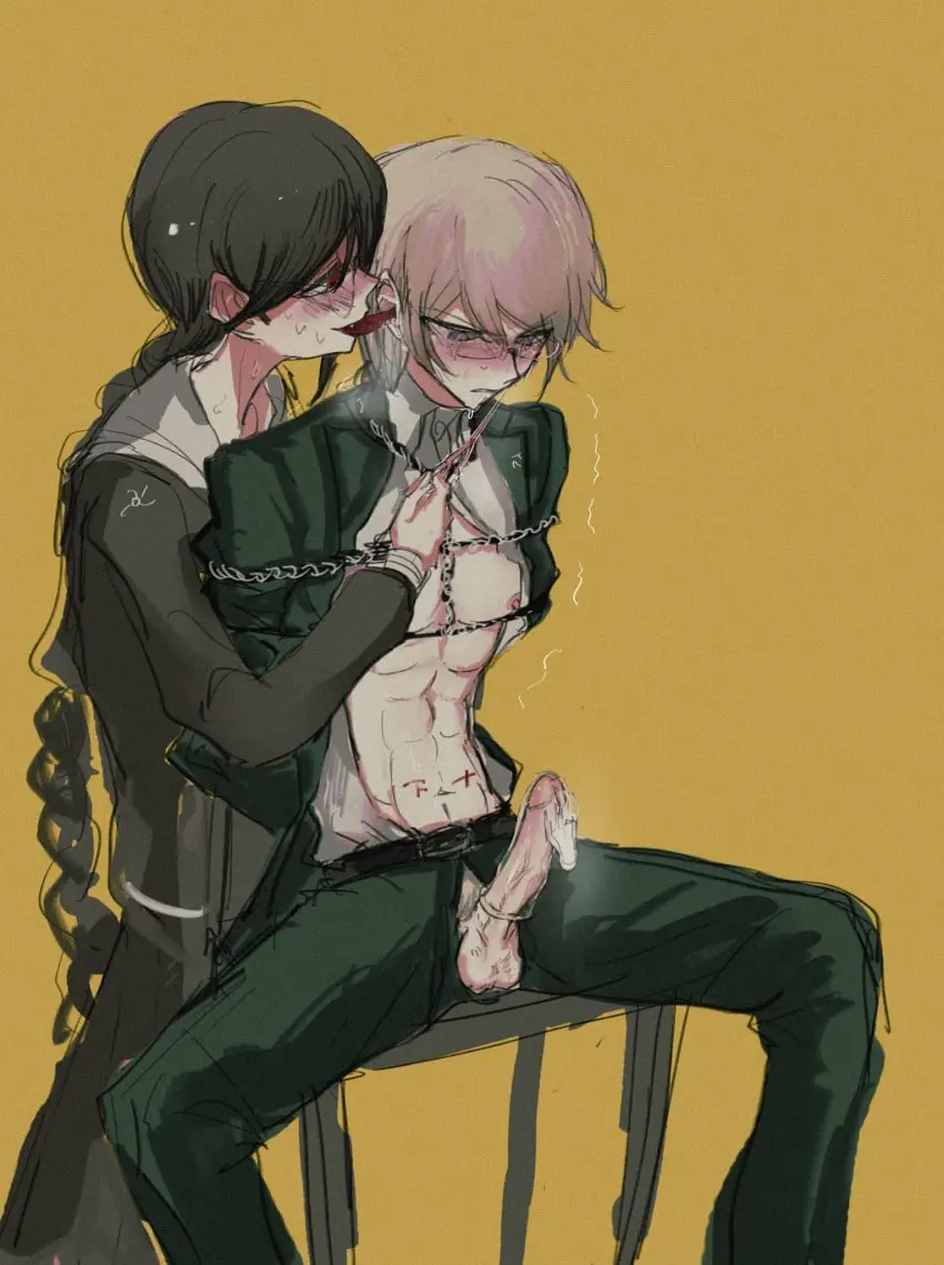 Image 1girls,blush,female,nipples,pants,smile,1boy,cum,male,penis,straight,tongue_out,tongue,erection,balls,glasses,blonde_hair,cock,testicles,braid,condom,skirt,belt,erect_penis,bondage,rape,tied,tied_up,male_focus,body_writing,femdom,braided_hair,danganronpa,bound,chair,chair_bondage,tied_to_chair,scissors,malesub,unzipped,unzipped_pants,penis_out,shivering,condom_filling,female_rapist,condom_on_penis,cum_in_condom,boy_rape,danganronpa:_trigger_happy_havoc,fukawa_touko,genocider_shou,togami_byakuya