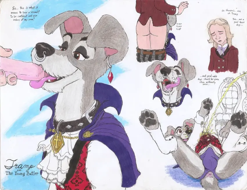 Image brown_eyes,clothed,clothing,hi_res,human,pants,simple_background,licking,male,oral,penis,tongue,ass,disney,sex,duo,fellatio,humanoid_penis,femboy,male/male,eyelashes,gem,gold_(metal),happy,balls,anthro,pants_down,piercing,what,anus,absurd_res,looking_pleasured,bulge,genital_fluids,collar,bodily_fluids,canid,canine,canis,domestic_dog,footwear,genitals,mammal,dialogue,paws,cape,ear_piercing,eyeshadow,makeup,belt,dominant,licking_lips,interspecies,partially_clothed,legwear,genital_outline,humanoid_genitalia,swimwear,penile,furniture,topwear,feral,goth,detailed_bulge,human_on_feral,zoophilia,chair,bottomwear,bottomwear_down,peeing,traditional_media_(artwork),speedo,vest,balls_outline,ear_ring,ring_piercing,hand_on_penis,nose_piercing,nose_ring,facial_piercing,alternative_fashion,peeing_on_another,urine,servant,dominant_human,leg_warmers,butler,crucifix,penis_on_tongue,playful,vase,cum_on_muzzle,lady_and_the_tramp,dress_coat,femboy/femboy,hole_in_back,rolling_over,ruby_(gem),rufe_squirrel,ruffle_shirt,servants,tramp_(lady_and_the_tramp),victorian