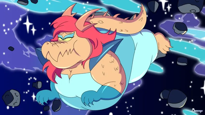Image big_breasts,breasts,clothing,female,female_only,hi_res,large_breasts,long_hair,solo,gloves,tail,ass,bedroom_eyes,big_butt,huge_butt,thick_thighs,pleasure_face,wide_hips,feet,watermark,horns,belly,big_belly,cleavage,huge_belly,orange_hair,sole_female,huge_breasts,anthro,gigantic_breasts,claws,yellow_body,eyeshadow,narrowed_eyes,bodysuit,reptile,scales,scalie,large_ass,space,stars,dragon,reptile_humanoid,giantess,overweight,overweight_female,plump,yellow_skin,fat_fetish,obese,yellow_sclera,bbw,cartoon_network,obese_female,clawed_fingers,gigantic_ass,plump_ass,large_belly,gigantic_belly,blue_bodysuit,spiked_tail,space_background,blue_eyeshadow,ok_k.o.!_let's_be_heroes,shoulder_pads,huge_tail,belly_bigger_than_head,fatfur,rocks,astronomical_hyper,planetary,cooldeverage,cosma_(ok_k.o.!_lbh),asteroid,cosma,interplanetary_macro,planetary_macro