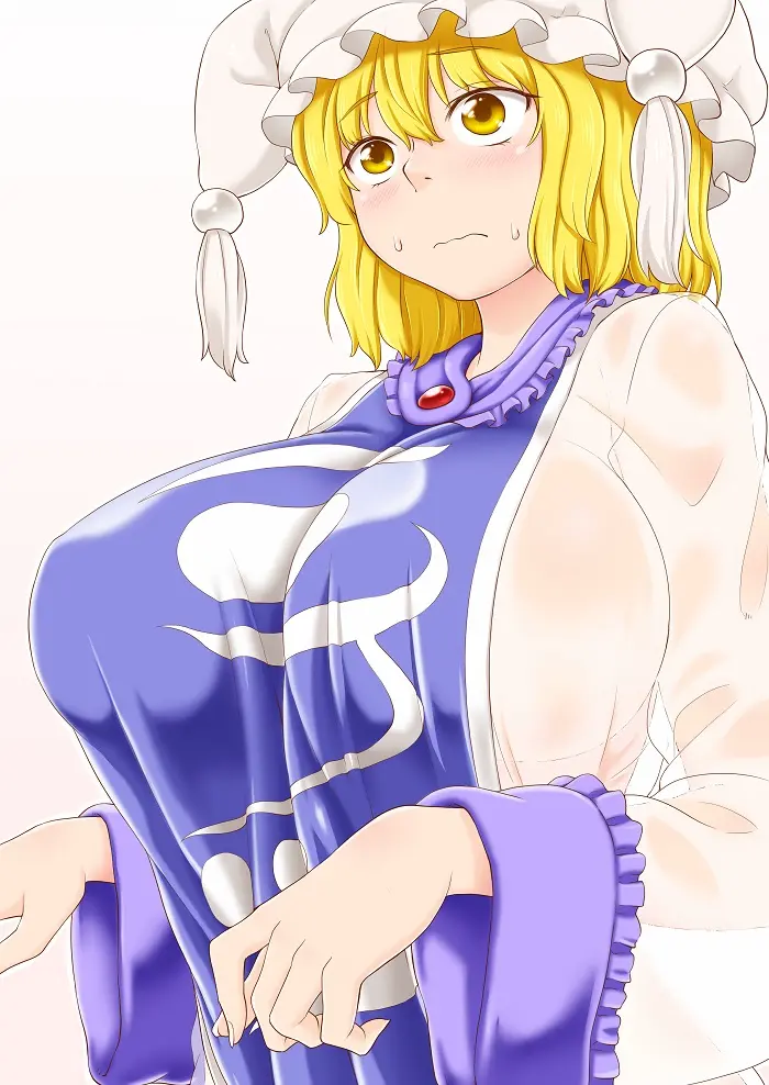 Image blush,breasts,female,large_breasts,touhou,penis,yellow_eyes,big_penis,milf,looking_away,huge_breasts,gigantic_breasts,blonde_hair,fox_ears,fox_girl,fox_tail,kitsune,ran_yakumo,yakumo_ran