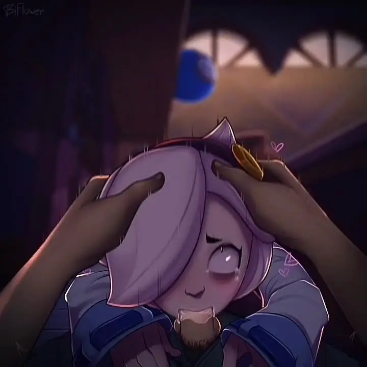 Image cum,oral,penis,big_penis,sex,cock,eyes_rolling_back,blowjob,brawl_stars,sucking,face_fucking,colette_(brawl_stars)