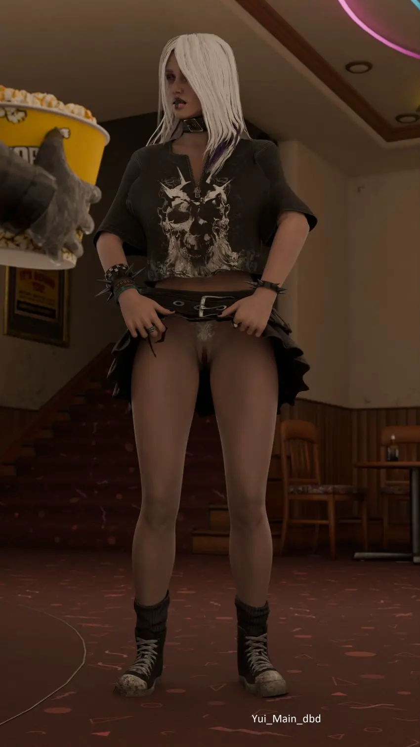 Image female,pussy,tagme,3d,skirt,no_panties,dead_by_daylight,bush,dbd,cinema,sable_ward,yui_main_dbd