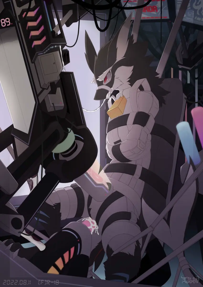 Image hi_res,red_eyes,solo,cum,cum_in_mouth,cum_on_face,male,penis,tail,cum_in_ass,digital_media_(artwork),eyebrows,straps,anthro,cum_inside,spread_legs,spreading,genital_fluids,orgasm,2022,collar,bodily_fluids,genitals,claws,toe_claws,forced,bondage,monitor,cum_from_mouth,dated,drinking_cum,signature,penile,electronics,markings,tuft,bound,restraints,machine,drinking,cum_on_penis,bell,bell_collar,black_ears,inner_ear_fluff,forced_orgasm,fucking_machine,mane,white_claws,blue_markings,cum_from_ass,arms_tied,cowbell,leather,legs_tied,penis_milking,science_fiction,cum_in_self,leather_strap,flukes,error,white_eyebrows,sergal,slim_male,muzzle_(object),muzzled,straitjacket,white_inner_ear_fluff,cum_tube,fully_bound,forced_drinking,slim_anthro,black_and_white_fur,penis_milking_machine,tail_tied,black_mane,drinking_own_cum,astat1ne,cum_circulation,strapped_to_a_table,white_straitjacket