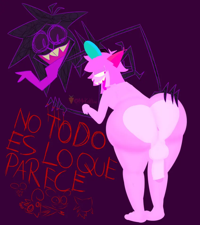 Image male,penis,big_ass,big_butt,big_penis,huge_ass,huge_butt,pink_nipples,balls,huge_cock,pink_hair,big_balls,big_thighs,huge_balls,huge_thighs,pink_body,pink_skin,big,pink_fur,pink_nose,pink_panties,pink_penis,huge_testicles,touching_ass,mrkattuz_(artist),pink_(mrkattuz),scrap,scrap_(mrkattuz)