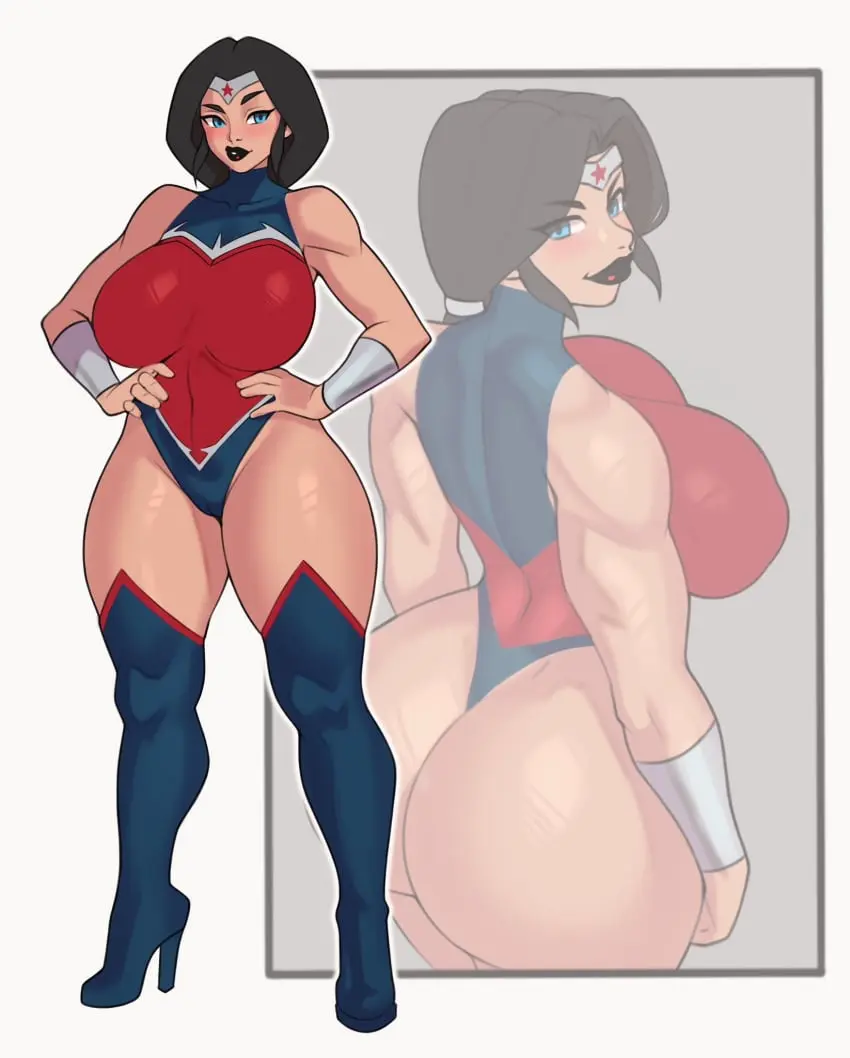 Image 1girls,big_breasts,blush,breasts,clothed,clothing,female,female_only,hi_res,light-skinned_female,light_skin,long_hair,looking_at_viewer,solo,black_hair,blue_eyes,ass,big_ass,thick_thighs,thighs,artist_name,clothed_female,clothes,round_ass,sole_female,huge_breasts,busty,black_hair_female,alternate_version_available,high_heels,lipstick,dc,dc_comics,2024,dark_nipples,leotard,full_body,giant_breasts,black_lips,superheroine,high_heel_boots,wonder_woman,hands_on_hips,wonder_woman_(series),thigh_boots,superhero,dcamu,wonder_woman_(dcamu),alternate_version,jakuson_z,new_52