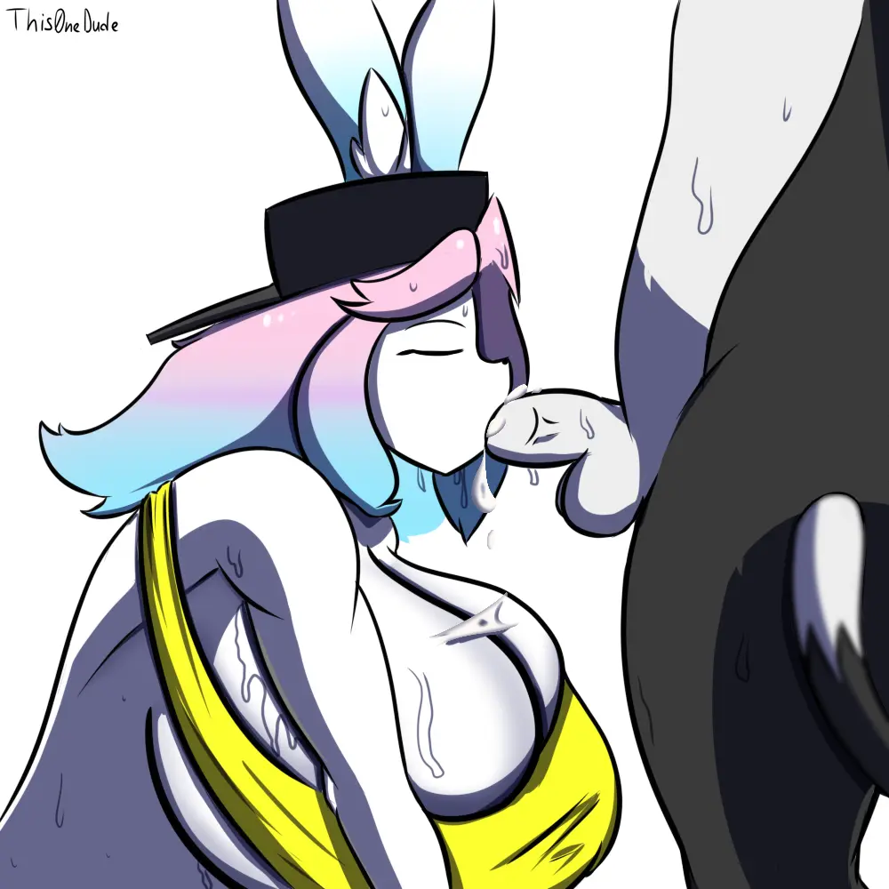 Image big_breasts,breasts,clothing,shirt,simple_background,white_background,cum,cum_in_mouth,male,oral,penis,sweat,tail,hat,sex,duo,fellatio,multicolored_hair,two_tone_hair,headwear,2boys,male/male,eyelashes,headgear,hair,huge_breasts,pink_hair,anthro,cum_inside,closed_eyes,sweatdrop,genital_fluids,bodily_fluids,fur,genitals,mammal,black_body,feline,white_body,long_ears,sweaty_breasts,penile,tuft,topwear,white_fur,lagomorph,leporid,rabbit,felid,fan_character,domestic_cat,felis,cum_on_penis,voluptuous_futa,inner_ear_fluff,busty_boy,male_with_breasts,peanut_butter_(theycallhimcake),baseball,this0nedude,backwards