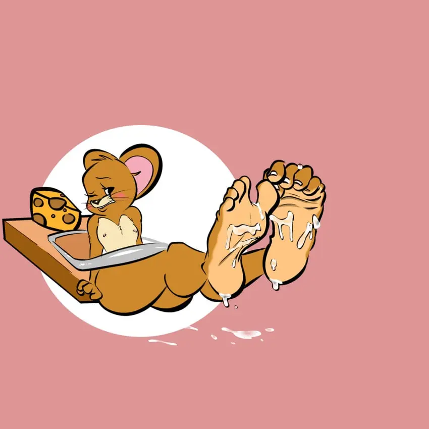 Image simple_background,cum,male,penis,feet,male_only,foot_fetish,feet_up,censored,scared,shocked,multiple_penises,soles,two_tone_body,scared_expression,cum_on_feet,cumming,disembodied_penis,male_focus,mouse,toes,shocked_expression,foot_focus,cum_on_soles,struggling,cum_on_floor,stuck,cum_covered,cheese,mousetrap,presenting_feet,stuck_in_object,scrunched_toes,tom_and_jerry,two_tone_feet,two_toned_soles,joe_erogenous,joeerogenous,jerry_mouse,turner_entertainment
