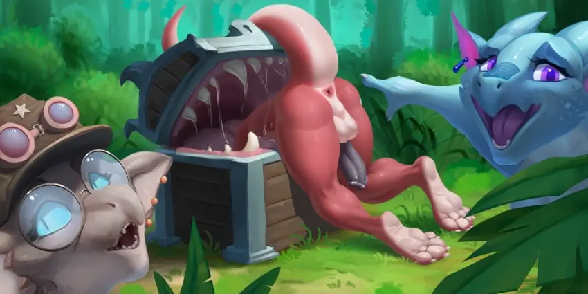 Image hi_res,blue_eyes,male,penis,tail,balls,anthro,anus,purple_eyes,ambiguous_gender,genitals,claws,white_body,scales,scalie,white_scales,raised_tail,group,red_body,red_scales,perineum,kobold,white_claws,mimic,mimic_chest,red_anus,dsw7,ryla_(wyntersun),snicks_(desmondpony),soot_(desmondpony)