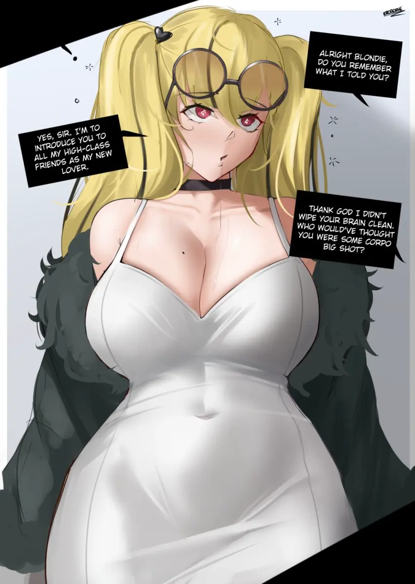 Image 1girls,big_breasts,breasts,female,hi_res,light-skinned_female,light_skin,red_eyes,solo,text,tagme,blonde_hair,original,twintails,emotionless,english_text,oc,2024,glasses_on_head,hypnosis,imminent_sex,brainwashing,altered_common_sense,common_sense_change,emotionless_female,indifferent,unaware,unaware_hypnosis,imminent_rape,change_in_common_sense,eroborne,blondie_(eroborne),indifference