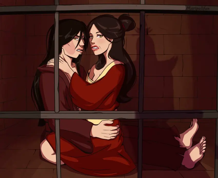 Image 1girls,female,human,1boy,male,male/female,couple,romantic_couple,avatar_legends,avatar_the_last_airbender,fire_nation,nonbender,ursa_(avatar),ozai