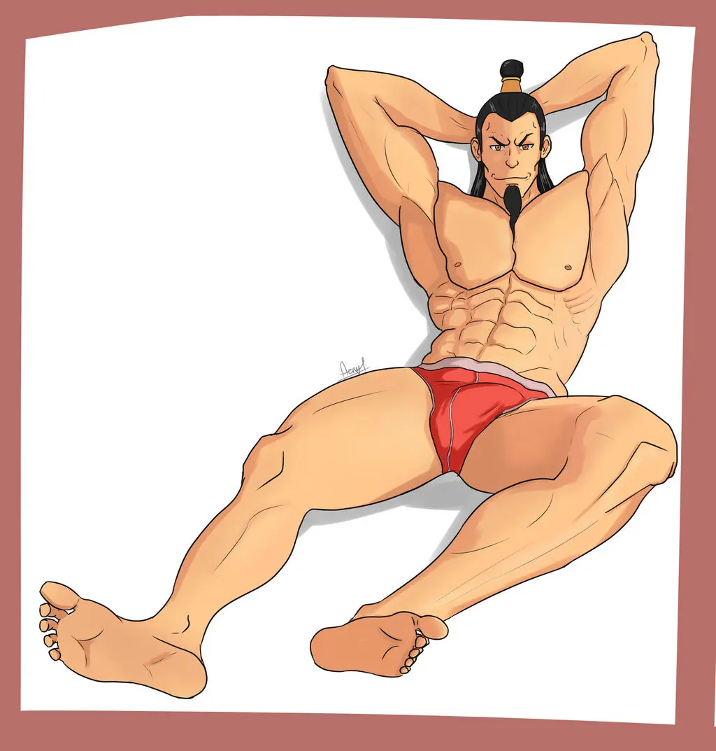 Image 1boy,male,underwear,male_only,muscles,avatar_legends,avatar_the_last_airbender,fire_nation,masculine_male,half_naked,ozai