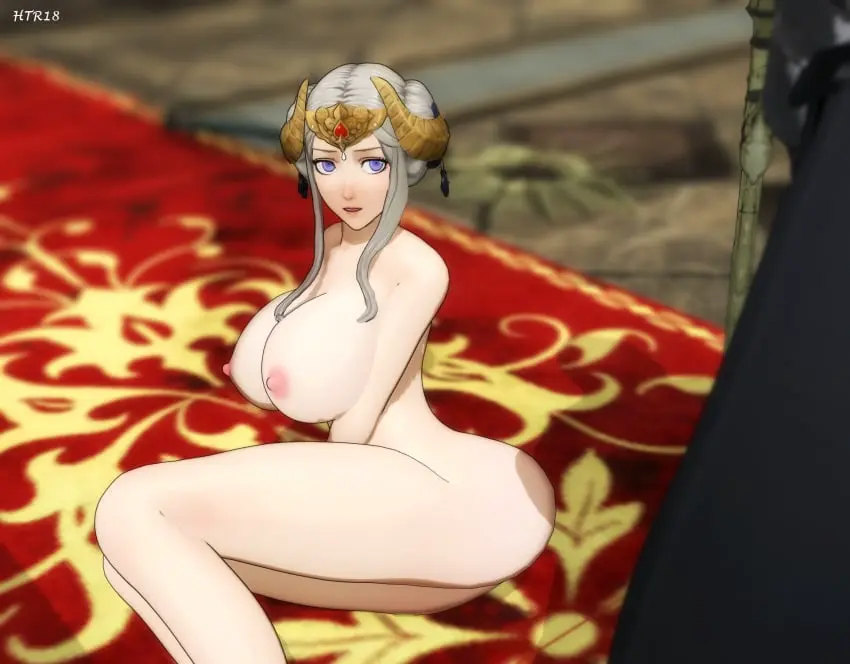 Image 1girls,breasts,female,large_breasts,1boy,male,nude,short_hair,female_focus,horns,solo_focus,nude_female,completely_nude,nintendo,3d,fire_emblem,fire_emblem:_three_houses,byleth_(fire_emblem),byleth_(fire_emblem)_(male),edelgard_von_hresvelg,htr18,imminent_sex
